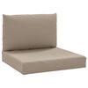 vidaXL Palldynor 2 st taupe oxfordtyg