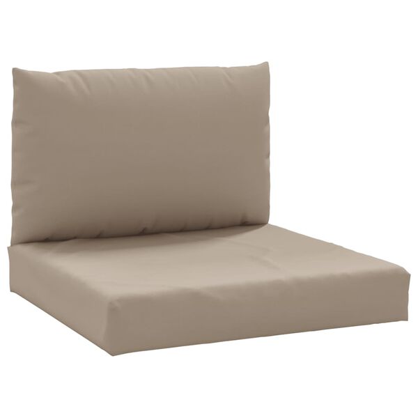 vidaXL Palldynor 2 st taupe oxfordtyg