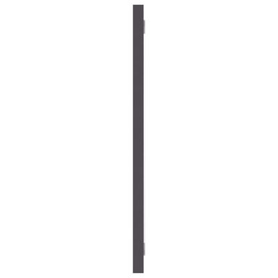 vidaXL Badrumsspegel grå 60x1,5x37 cm spånskiva