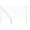 vidaXL St&auml;ngselstolpe Silver 25 x 1,2 m (16 x 16 mm n&auml;t) St&aring;l