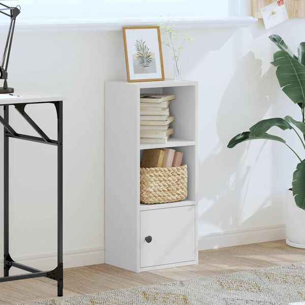 vidaXL Bokhylla vit 31x24x77 cm konstruerat tr&auml;