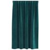 vidaXL Gardiner med gardiner 2 pcs M&ouml;rkgr&ouml;n 140 x 140 cm Sammet