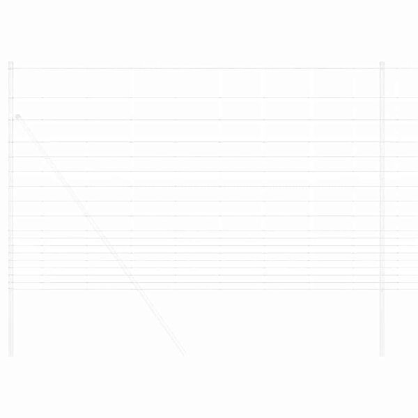 vidaXL St&auml;ngsel f&ouml;r &aring;ker / &auml;ng Silver 25 x 1,5 m Galvaniserat st&aring;l