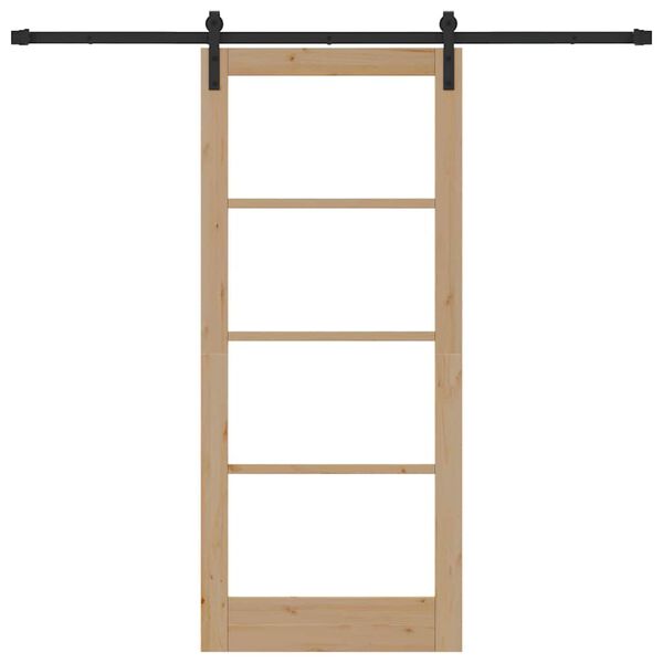 vidaXL Skjutd&ouml;rr ORKDAL Naturf&auml;rg 86 x 198,5 cm