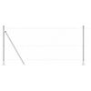 vidaXL St&auml;ngselstolpe Silver 10 x 1 m (50 mm n&auml;t) St&aring;l