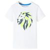 T-shirt f&ouml;r barn ecru 140
