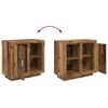vidaXL Sideboard Gammalt trä 80 x 40 x 75 cm Konstruerat trä