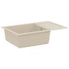 vidaXL Diskho Beige 780 x 500 mm 80% Kvarts och 20% Resin