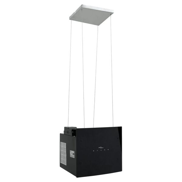 vidaXL Köksfläkt för köksö med touchsensor LCD härdat glas