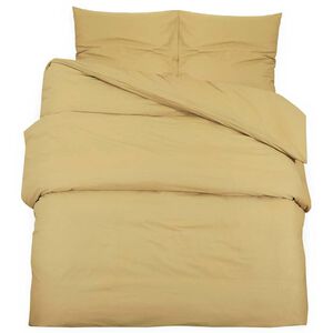 vidaXL B&auml;ddset taupe 135x200 cm bomull