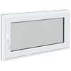 vidaXL K&auml;llarf&ouml;nster RISOR 110 x 50 cm PVC och glas Antracit