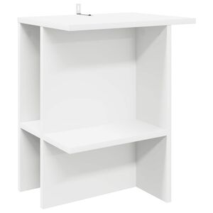 vidaXL Kaffeebord Vit 40 x 30 x 49 cm Konstruerat tr&auml;