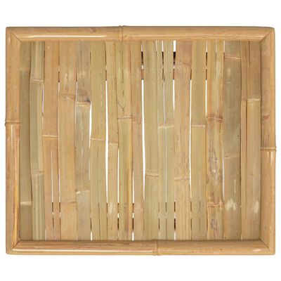 vidaXL Trädgårdsbord 65x55x30 cm bambu