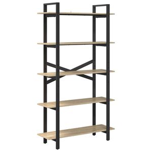 vidaXL Hyllsystem 5 niv&aring;er 100 x 33,5 x 178 cm Konstruerat tr&auml;