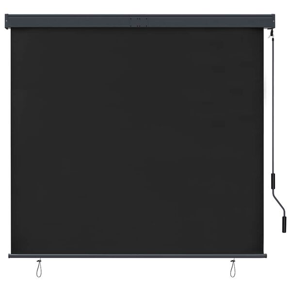 vidaXL Rullgardin utomhus 160x250 cm antracit