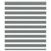 vidaXL Rullgardin zebra m&ouml;rkgr&aring; 130x100 cm tyg bredd 125,9cm polyester