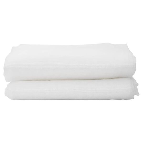 vidaXL Insektsn&auml;t Vit 2 x 25 m polyeten