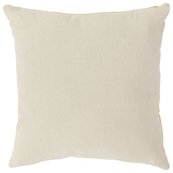 vidaXL Kuddar 2 st bomullssammet 45x45 cm gul