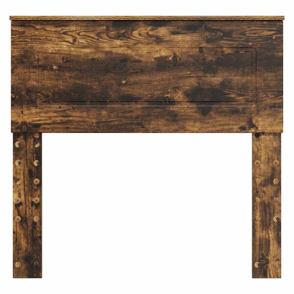 vidaXL Huvudgavel R&ouml;kt ek 100 cm Konstruerat tr&auml;