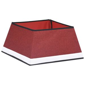 vidaXL Julgranskrage r&ouml;d och vit 48x48x25 cm