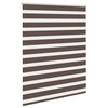 vidaXL Zebragardin 140,9x175 cm Tygbredd 136,7 cm kaffe