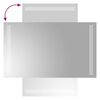 vidaXL Badrumsspegel LED 30x50 cm