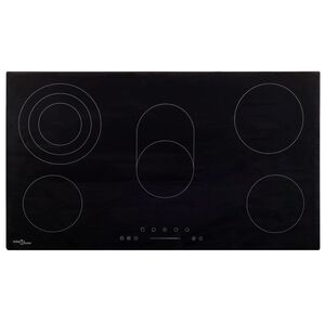 vidaXL Keramikh&auml;ll med 5 plattor touchkontroll 77 cm 8500 W