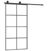 vidaXL Skjutd&ouml;rr med h&aring;rdvara 102,5x205 cm ESG-glas och aluminium