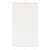 vidaXL Plisserad persienn vit 120x200 cm tyg bredd 119,4cm polyester
