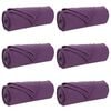 vidaXL Filtar 6 st Lila 200 x 150 cm 2.61 kg Fleece