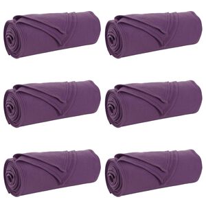 vidaXL Filtar 6 st Lila 200 x 150 cm 2.61 kg Fleece