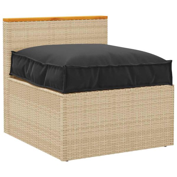 vidaXL Kudde Svart 70 x 70 x 12 cm Oxford Tyg