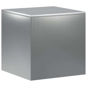 vidaXL V&auml;xtst&auml;ll Silver 40 x 40 x 40 cm St&aring;l