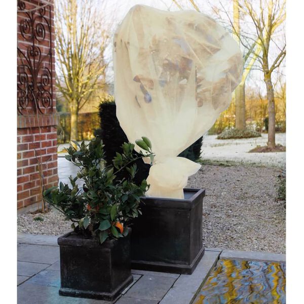 Nature Frostskydd f&ouml;r v&auml;xter fleece 60 g/m&sup2; beige 2x5 m