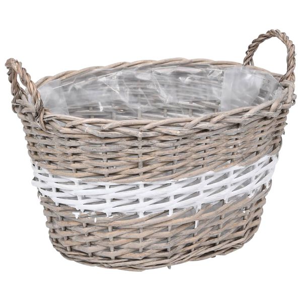 vidaXL Bloml&aring;da upph&ouml;jd 3 st korg med PE-foder