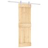 vidaXL Skjutd&ouml;rr 70 x 210 cm Massiv furutr&auml;d&ouml;rr (obehandlad)