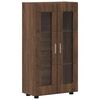 vidaXL Sideboard FLORIN 55,5 x 29 x 100 cm Brun Ek Konstruerat tr&auml;
