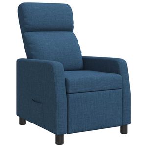 vidaXL Recliner Bl&aring; Tyg