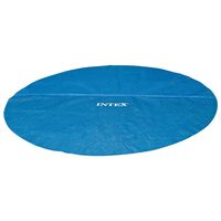 Intex Poolöverdrag solenergi blå 290 cm polyeten