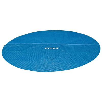 Intex Poolöverdrag solenergi blå 290 cm polyeten