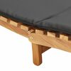vidaXL Tr&auml;dg&aring;rd Sunlounger Brun 198 x 55 x 58,5 cm Massivt teaktr&auml;