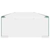 vidaXL TV-bord klarglas 100x30x13 cm