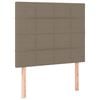 vidaXL S&auml;nggavel taupe 80x5x118/128 cm tyg