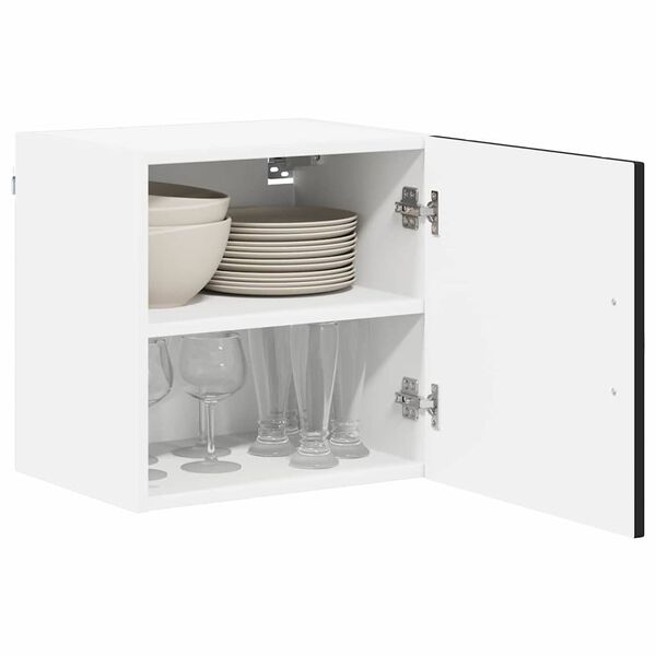 vidaXL K&ouml;kssk&aring;p 2 pcs Svart 40 x 31 x 40 cm Konstruerat tr&auml;