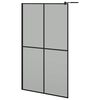 vidaXL Duschv&auml;gg 118x190 cm m&ouml;rkt h&auml;rdat glas