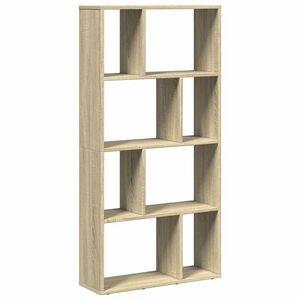 vidaXL Bokhylla sonoma-ek 60x20x120,5 cm konstruerat tr&auml;