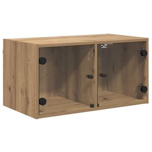 vidaXL V&auml;ggsk&aring;p Artisan Ek 68 x 37 x 35 cm Konstruerat tr&auml;