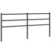 vidaXL Ers&auml;ttningsgavel metall svart 180 cm