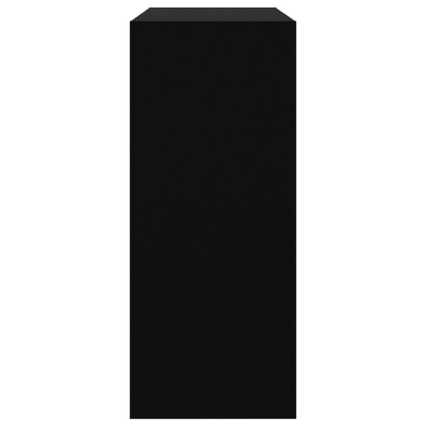 vidaXL Bokhylla/Rumsavdelare svart 80x30x72 cm
