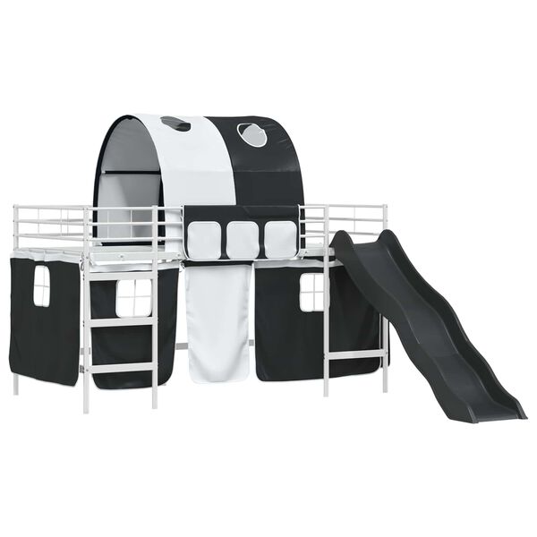 vidaXL Vit och svart 90 x 201 cm